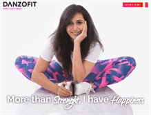 Tablet Screenshot of danzofit.com